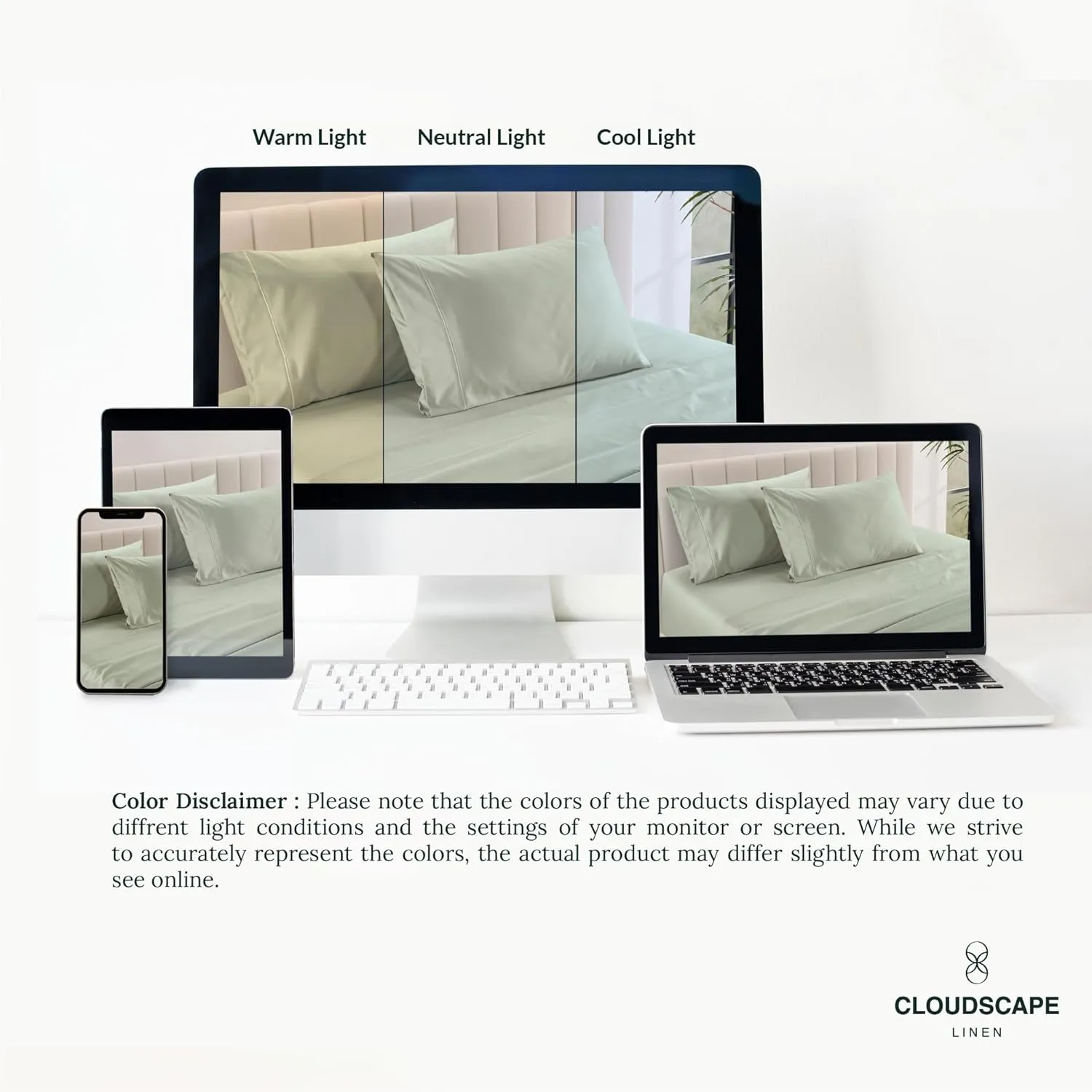 100% Egyptian Cotton Sheets Full Size, 4 Pcs Luxury Bedding Set, 1000 Thread Count Egyptian Cotton,Hotel Quality, Silky Soft, Breathable and Durable, Deep Pockets up to 17, Mineral