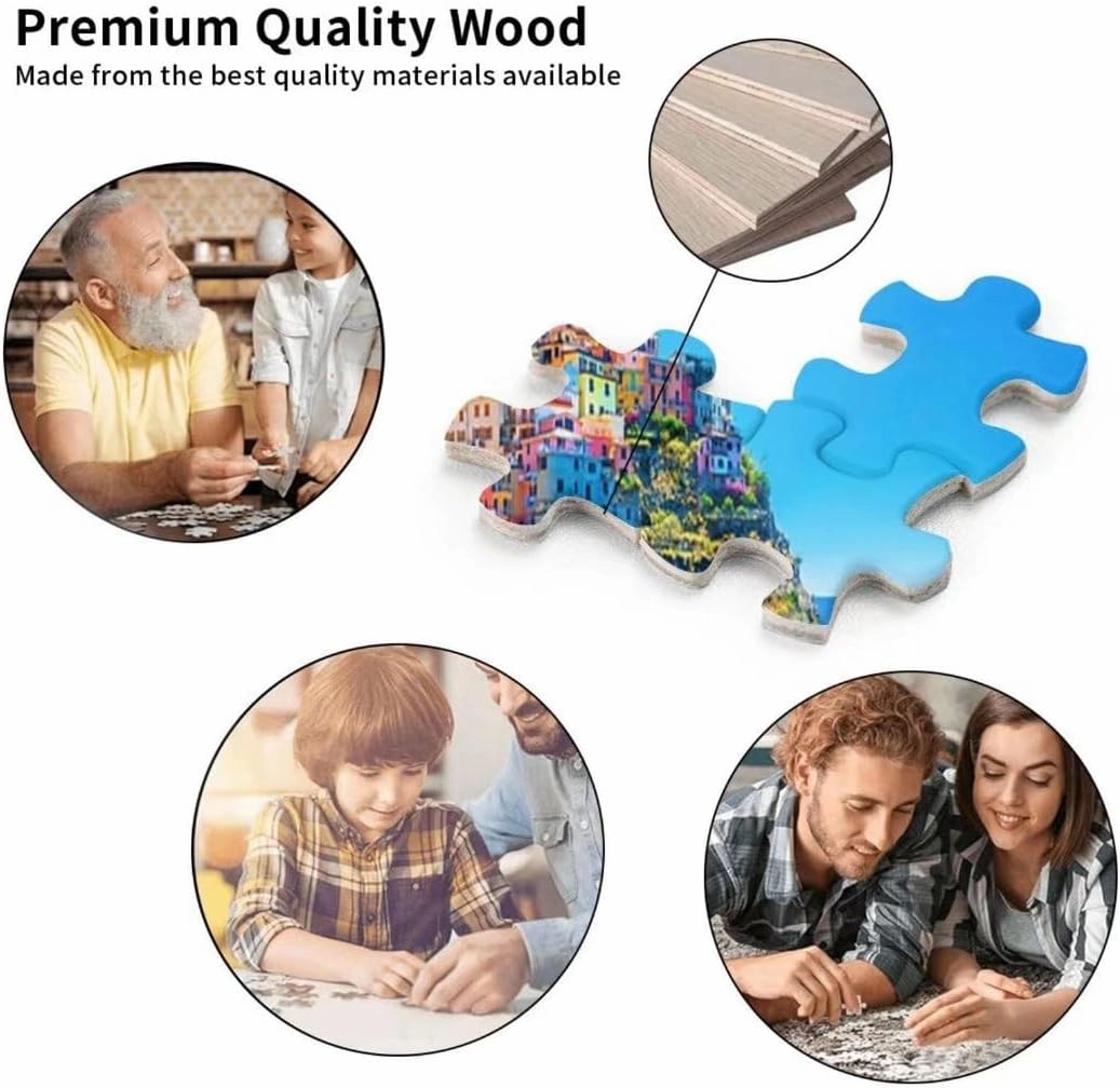 1000 Pieces Fishing Junior Puzzle for Adults Jigsaw Puzzles Medium Difficulty Fun Family Games Great Gift Ideas for Women and Man