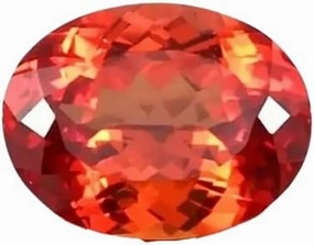 10 Ct Natural Flawless Certified Ceylon Padparadscha Oval Cut Loose Gemstone for Jewellery Making