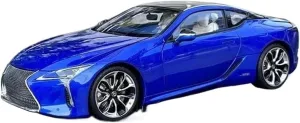 1：18 for LC500h Simulation Alloy Car Model Hobby Collection Souvenirs Mini Simulation Toys(Blue)