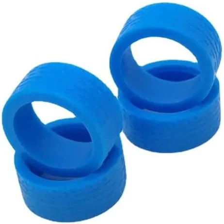 1/28 K969 K979 K989 K999 P929 Mosquito Car RC Car Racing Pattern Soft Tire ( Color : Blue )