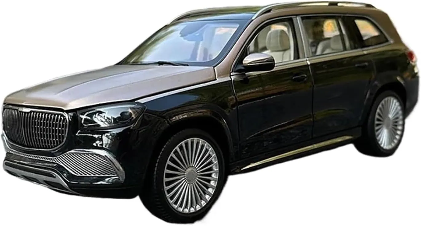 1:87 for GLS600 Static Alloy Simulation Car Model Collection Ornaments Souvenir Mini Simulation Toys(Black)