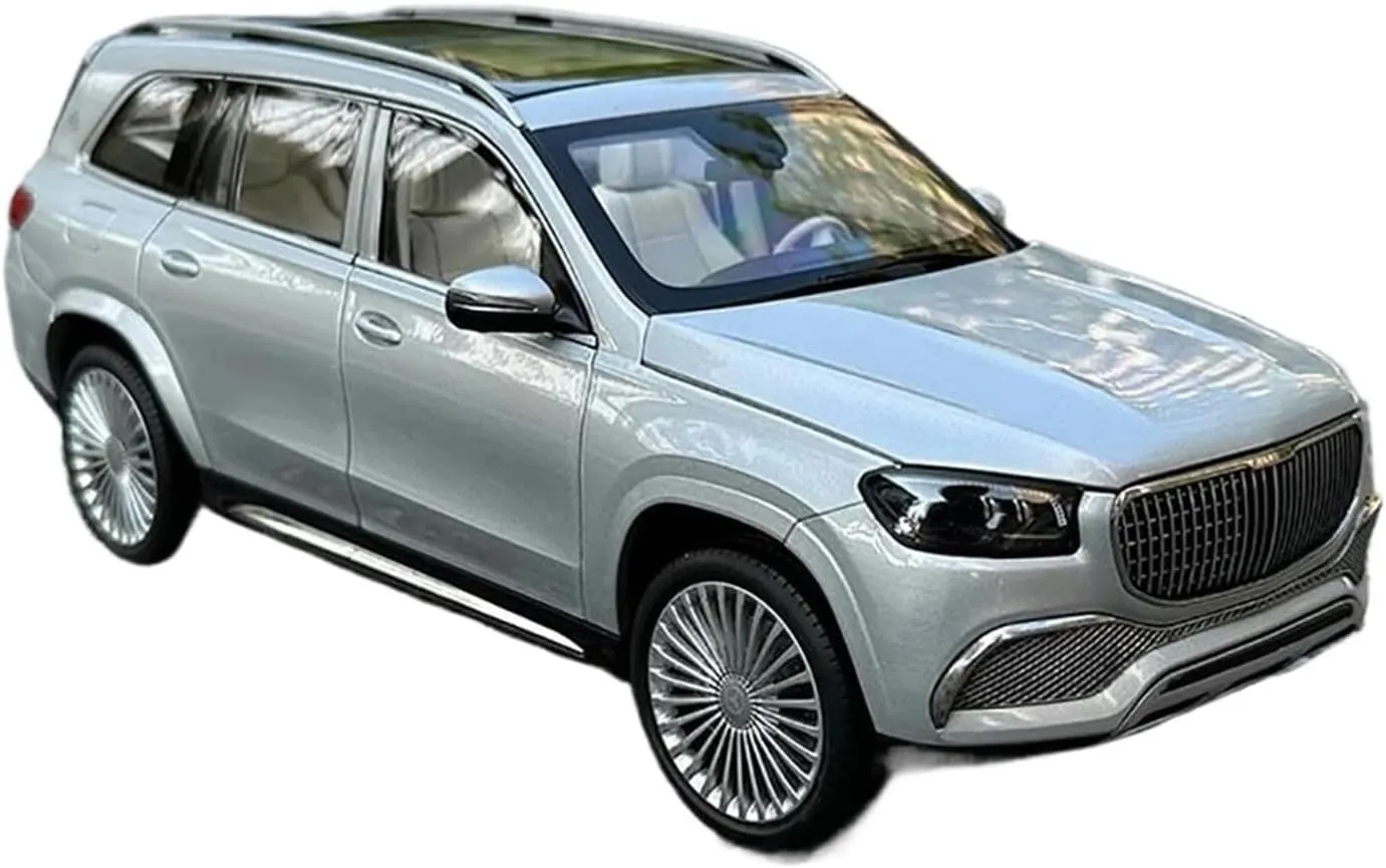 1:87 for GLS600 Static Alloy Simulation Car Model Collection Ornaments Souvenir Mini Simulation Toys(Black)