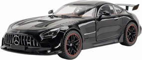 1 18 for Benz-GT GTR Alloy Racing Car Model Diecast Metal Sports Car Model Enthusiasts Simulation Collectibles Simulation Vehicle Playset(Black)
