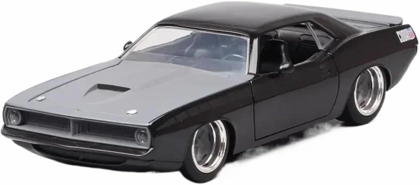 1:24 Plymouth Barracuda Alloy Car Model Static Display Collectible Souvenir Decration Mini Simulation Toys