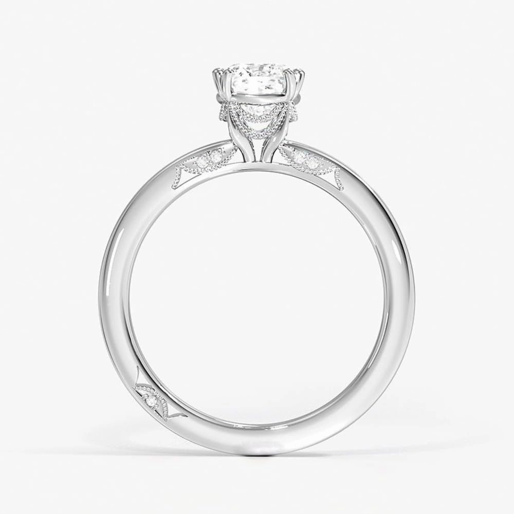 1CT-3CT Cushion Cut Moissanite Wedding Bridal Ring Tacori Classic Solitaire Engagement Rings For Women/Valentine's Day Gift, Anniversary Promise Ring