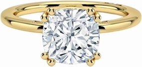 1CT-3CT Moissanite Wedding Bridal Ring Tacori Classic Solitaire Engagement Rings For Women/Valentine's Day Gift, Anniversary Promise Ring