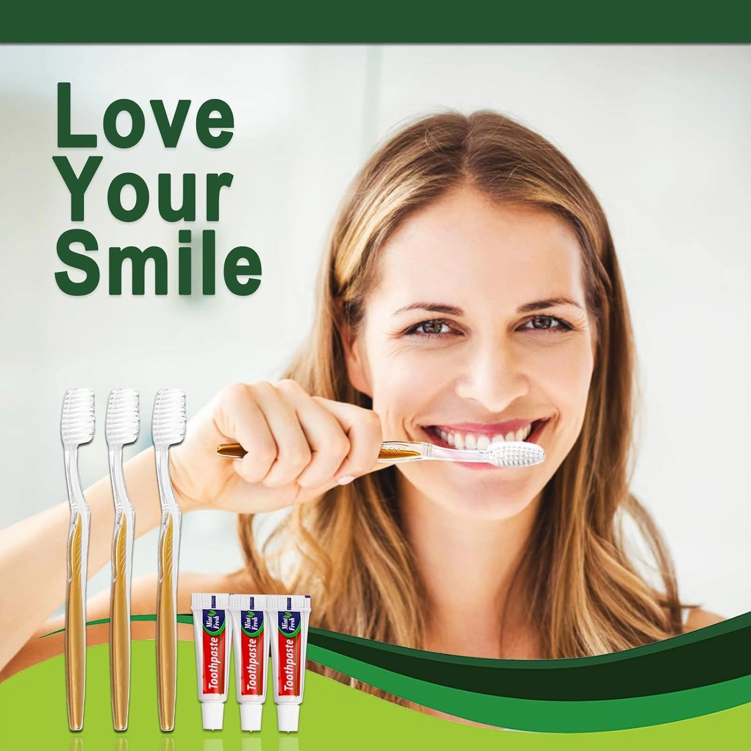 200 Pack Disposable Toothbrushes with Toothpaste Bulk Individually Wrapped, Travel Toothbrushes with Medium Soft Bristle, Manual Travel Toothbrush Kit for Adults, Kids