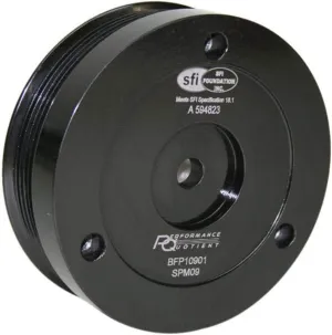 2510901 FluidGel Black 8.7 Percentage UnderDrive Serpentine Pulley Damper for BMW Mini Cooper, 2001-2006 Gen 1, Tritec 1.6L