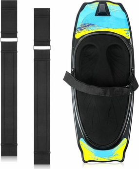 2 Pcs Replacement Kneeboard Strap Boating Shock Water Sport Knee Board Knee Surfing Board Strap for Waterboarding Kneeling Boarding