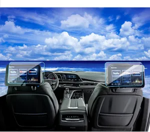 2Pack for 2024 2025 Escalade Screen Protector 2021 2022 2023 2024 Cadillac Escalade/Escalade-V Accessories Rear Seat TV Dual 12.6-inch Soft Screen Protector 2024 Cadillac Escalade