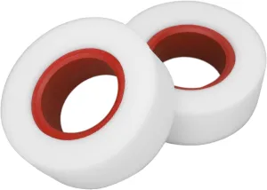 2PCS Dual Stage Closed Cell Inner 2.2 Inches Soft Outer Foam Inserts Car Crawler Tire Foams Wheel Inlay Foam Sponge,RC Car Tire Foam Double Layers Soft Sponge 130mm Outer Diameter(red)