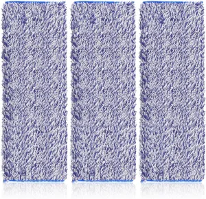 3 Pack Microfiber Dusting Pad for Bona Family of Mops, Washable & Reusable Pads for Bona Hardwood Floor Cleaner Mop, Mop Pads Refill for Hard Surface Floors