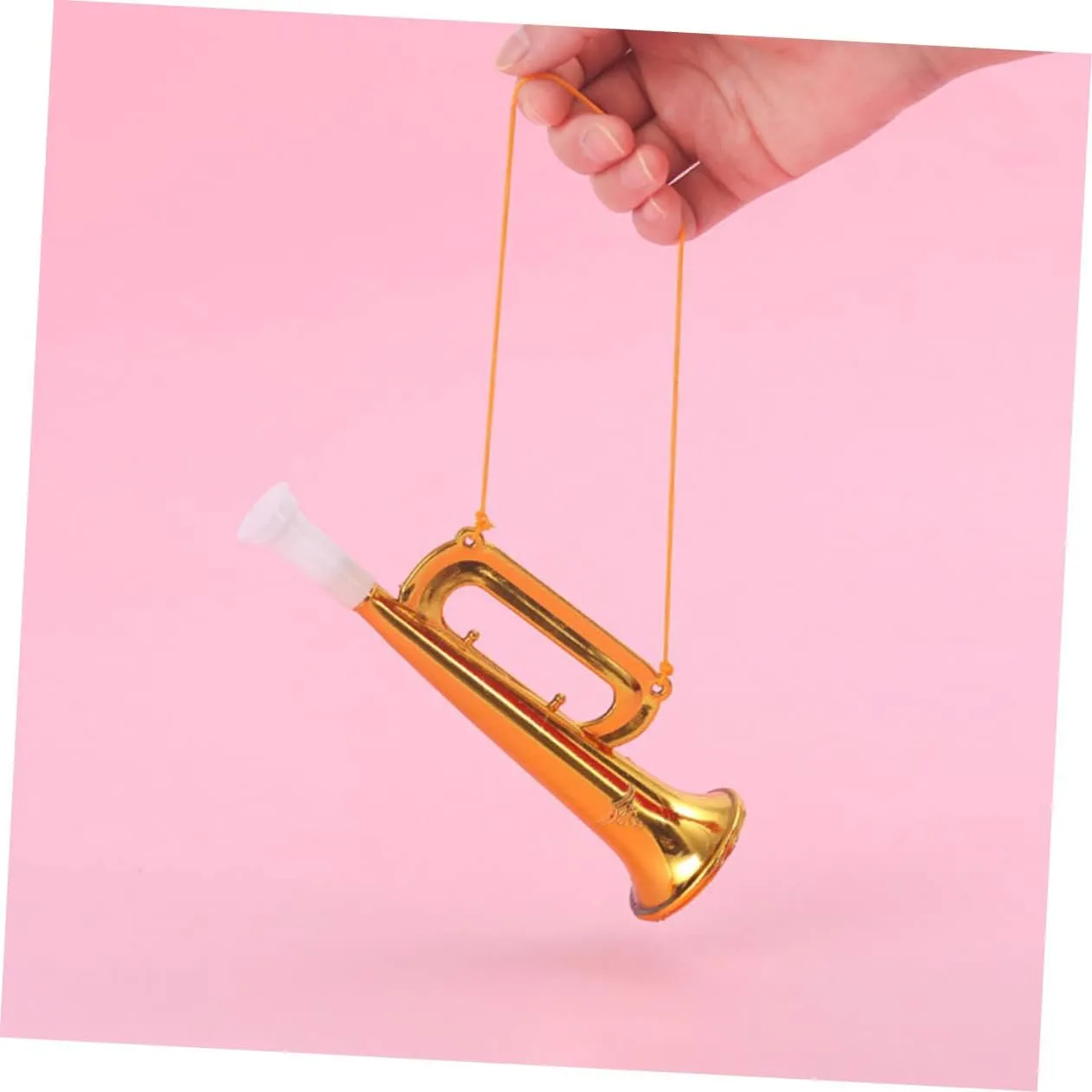 30 pcs Sporting Instruments New Favor Models Gold Party Trumpets Small Cheering Kids Girls Boys Whistle and Funny Musical Children Stage Props Plastic Atmosphere Noise Events
