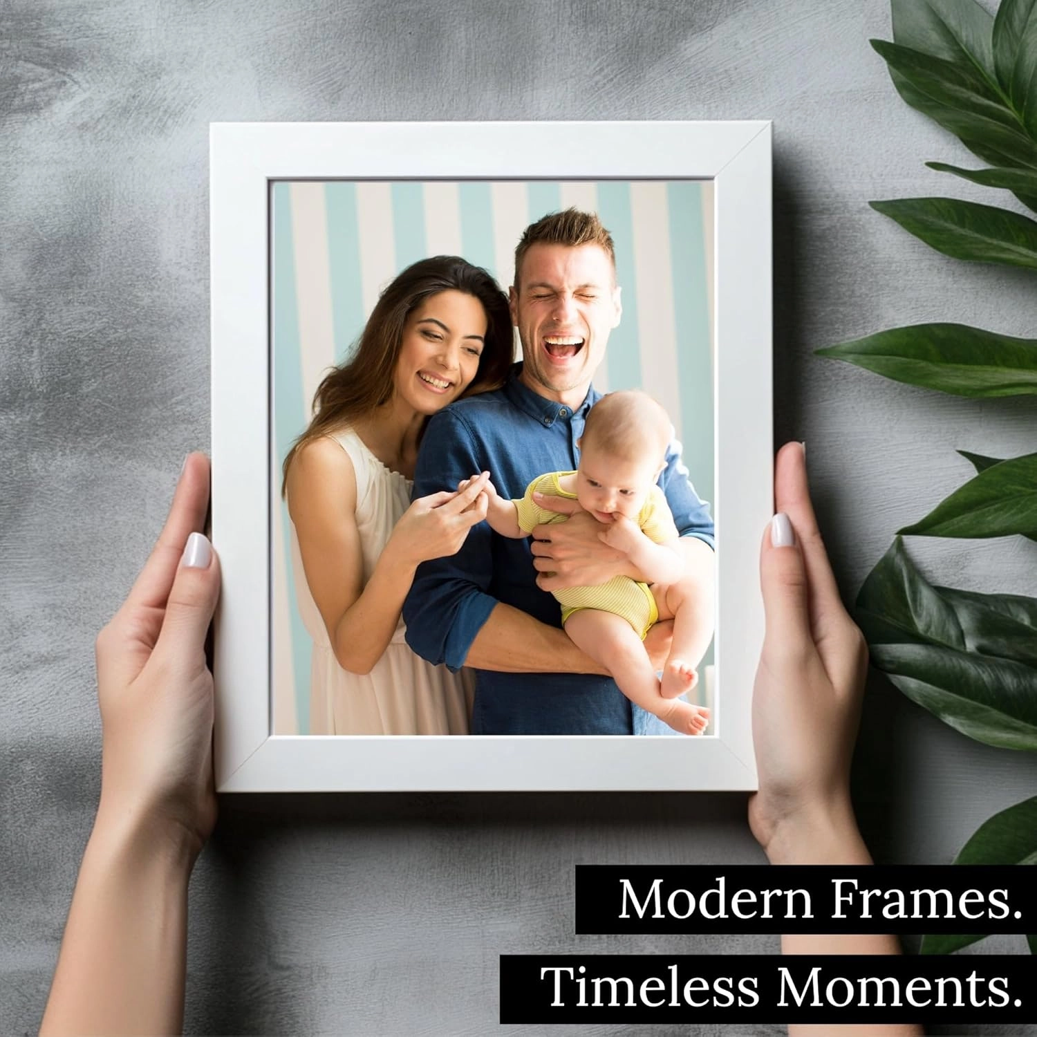 32x45 White Picture Frame Acrylic Plexiglass Wall Hanging | 45x32 Artwork Poster Photo Print | Livingroom Office Framing