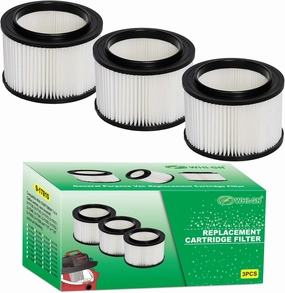 3 Pack 17810 Filter Replacement for Craftsman Shop Vac Filter 9-17810 for 3 to 4 Gallon General Purpose Vacuums