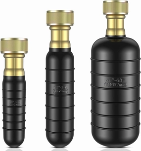 3-Pack Drain Bladder Kit, Water-Powered Rubber Drain Cleaning Bladder, Fits 1 to 6 Inch Pipes, Ideal for Clearing Bathroom Sinks, Showers, Swimming Pool Drains, Kitchen Sinks and Main Drains Clogs