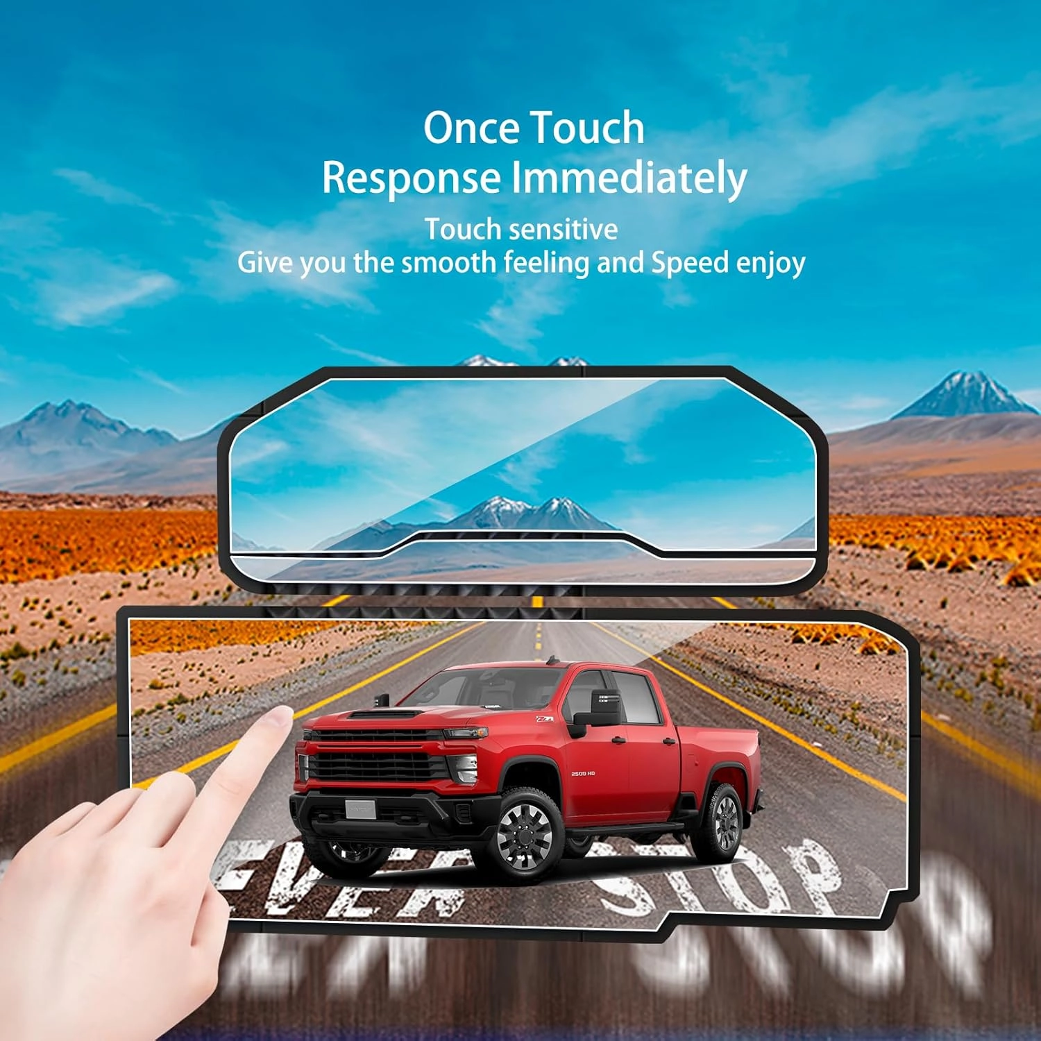 3pcs 2024 2025 Chevy Silverado Screen Protector for 2022 2023 2024 Chevrolet Silverado GMC Sierra 1500 2500HD 13.4Inch 2024 Silverado Sierra Accessories (Glass Nav. Film&Nano Dash Film)