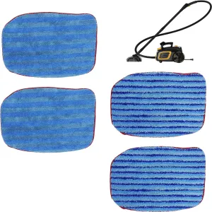 4 Pack A1375-100/101 Microfiber Mop Pads Refills Compatible with McCulloch McCulloch MC1375, MC1385 Steam Cleaners