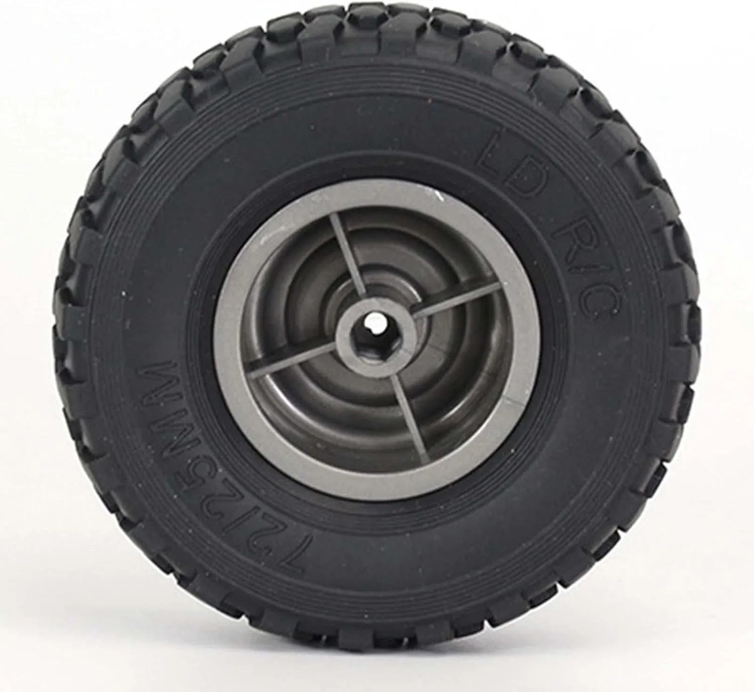 4 Pack of 1/16 Scale Wheel Tyres, Soft Tire Set for WPL B14 C44 C14 RC Vehicles, Argent