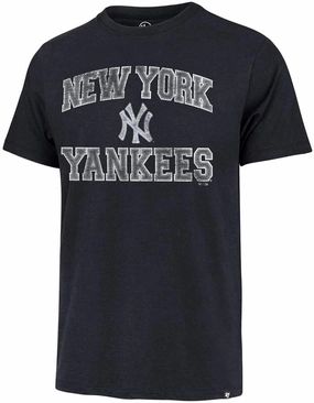 47 MLB Men's Union Arch Franklin Team Color Primary Logo Word Mark Short Sleeve T-Shirt