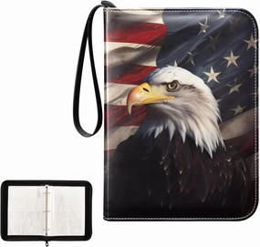4 Pockets Trading Card Album Holder Book Folder Sports Card Binder Glede 1 400 Double Side Pockets for 3 Ring Binder Zipper