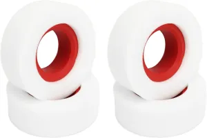 4Pcs .9 Inches Tire Foam Liner for /10/8 RC Cars - Enhanced Grip and Stability for Optimal Performance (Red)