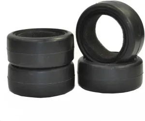 4pcs Compatible 1/10 Racing Soft Wheel Tires with Sponge Liner Compatible with TT01 TT02 RC On Road Drift Car Upgrade