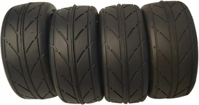 4pcs 1/10 Rubber Tread Soft Wheel Tires for Ta-Miya TT01 TT02 for Tra-xxas for HSP for HPI 1/10 RC Drift Racing Car Tyre Upgrade