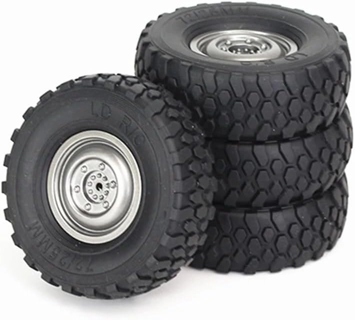 4pcs 72mm Soft Tire for D90 MN98 MN99S C14 C24 C34 B14 B24 LDRC P06 RC Car Upgrade Parts Accessories