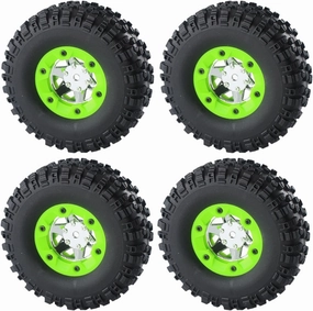 4Pcs RC Car Tires Wheel Tyre 1:12 Scale Upgraded Spare Parts Wheel Tires Soft Tire for Wltoys Vehicles Trucks RC Hobby Car