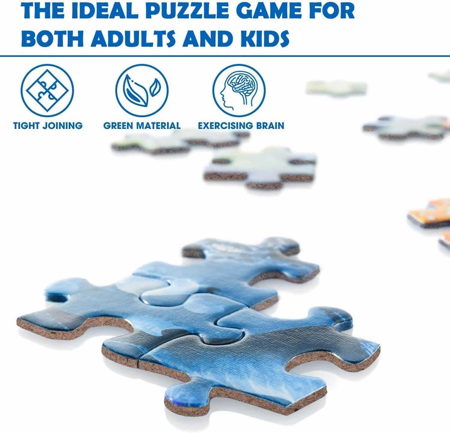 500 Pieces Puzzles for Adults Fishing Village at Dusk -Jigsaw Puzzle for Adults Challenging Puzzle Perfect for Game Nights