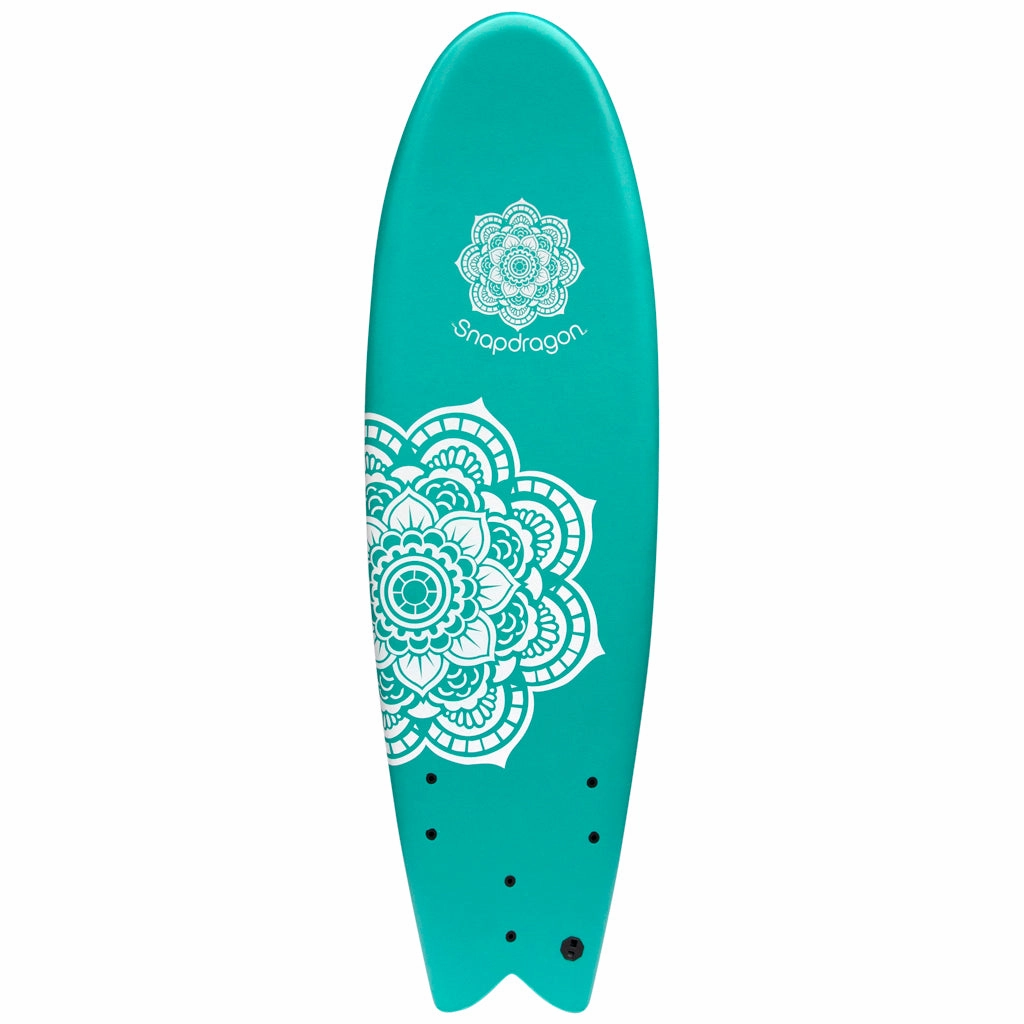5' 10" Snapdragon Flower Soft Top Surfboard
