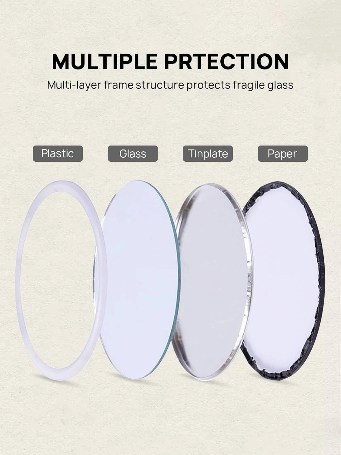 72 Pcs Compact Small Makeup Mirror Bulk, Mini Travel Pocket Mirror for Purse Women Gift Favor (Round, White)