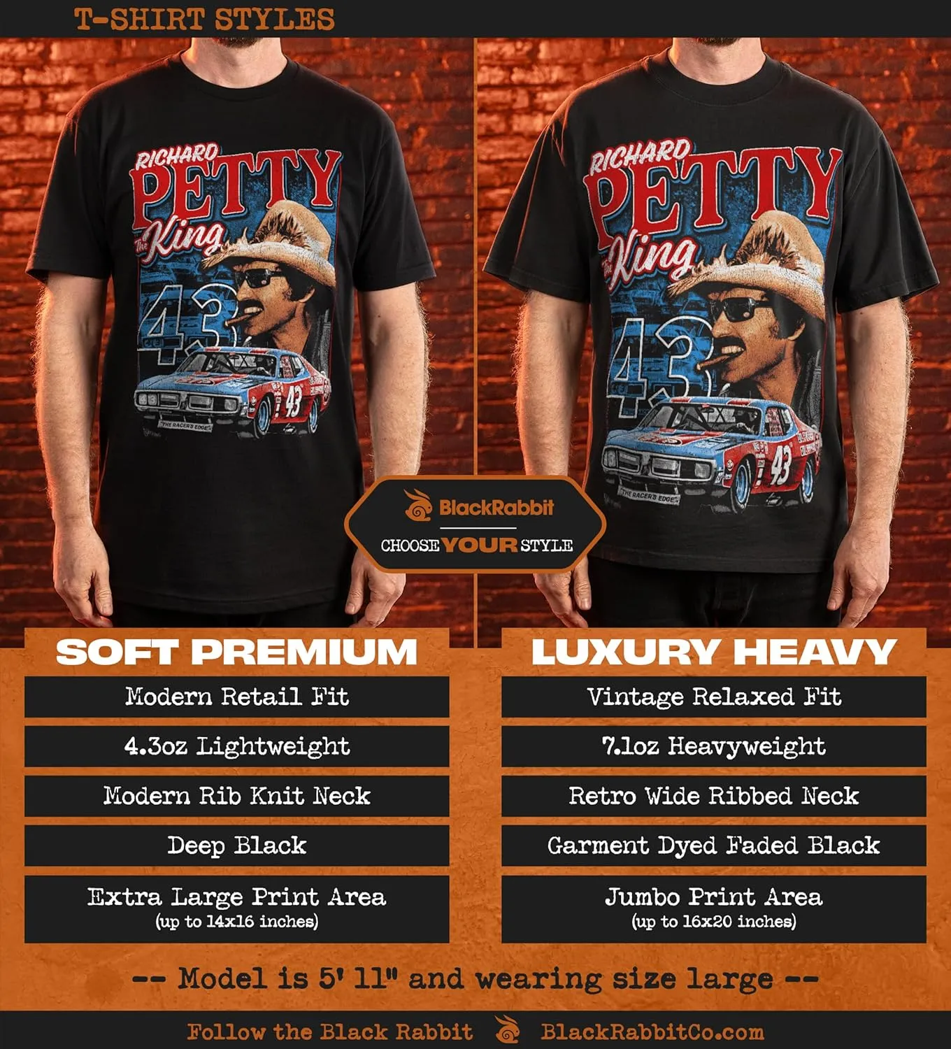 90s Racing Richard The King Petty Retro Vintage Race Car Unisex Classic T-Shirt