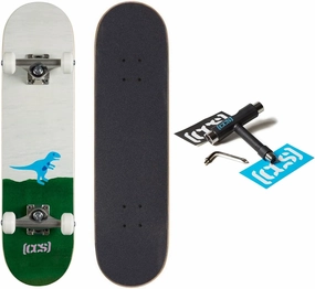 [CCS] Mini Skateboard for Kids & Youth | 7” Wide | Maple Wood | Fully Assembled with Skate Tool & Stickers | Boys & Girls