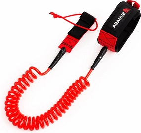 Abahub Premium Coil SUP Leash, 10 ft Coiled Paddle Board Leashes, 7.2mm Thick Legrope Strap for Longboard Surfboards, Stand-up Paddleboards, iSUP Replacement Leg Rope, 8 Colors…