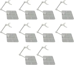 Action Figure Stand,10 Sets Transparent Acrylic Anime Figure Display Stand Doll Model Support Holder Base Action Figure Display