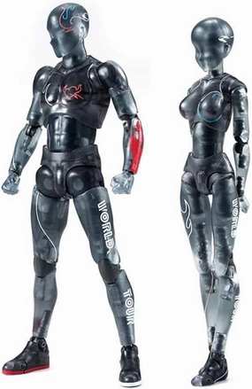 Action Figures Body-Kun/Chan DX PVC Male/Female Action Figure Model for SHF Children Kids Collector Toy Gift (C)