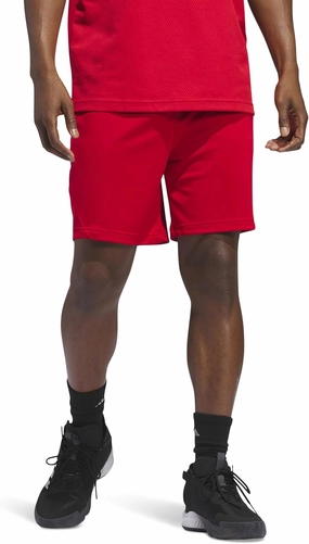 adidas Men's Legends 3-Stripes Shorts, Better Scarlet/Aurora Black