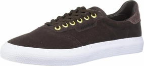 adidas Originals Men's 3MC Regular Fit Lifestyle Skate Inspired Sneakers Shoes, Brown/White/Gold Metallic, 6.5 M US