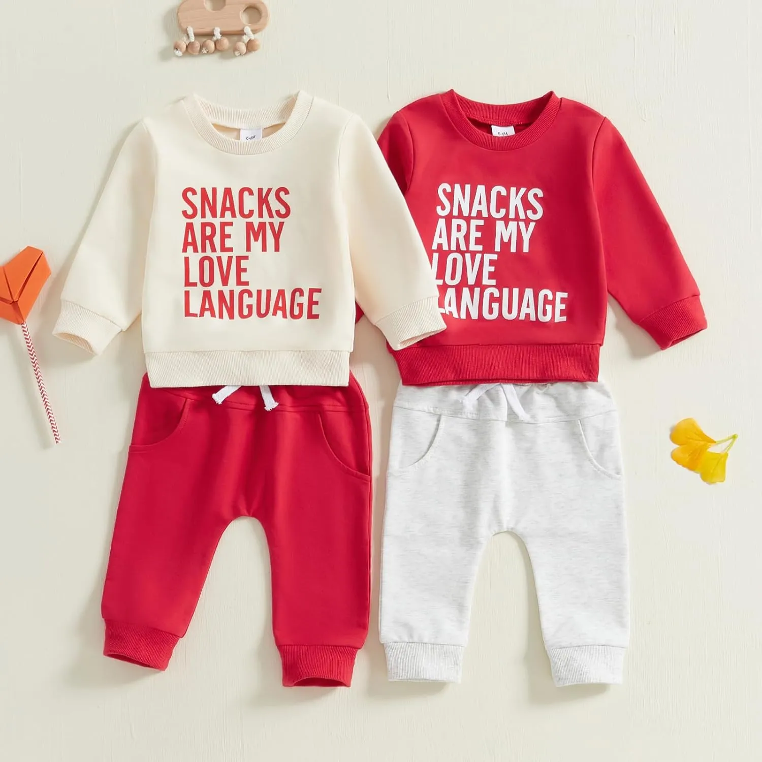 Adobabirl Toddler Baby Halloween Outfit Boy Girl Pumpkin Patch Crew Sweatshirt and Pants Set Halloween Fall Baby Clothes