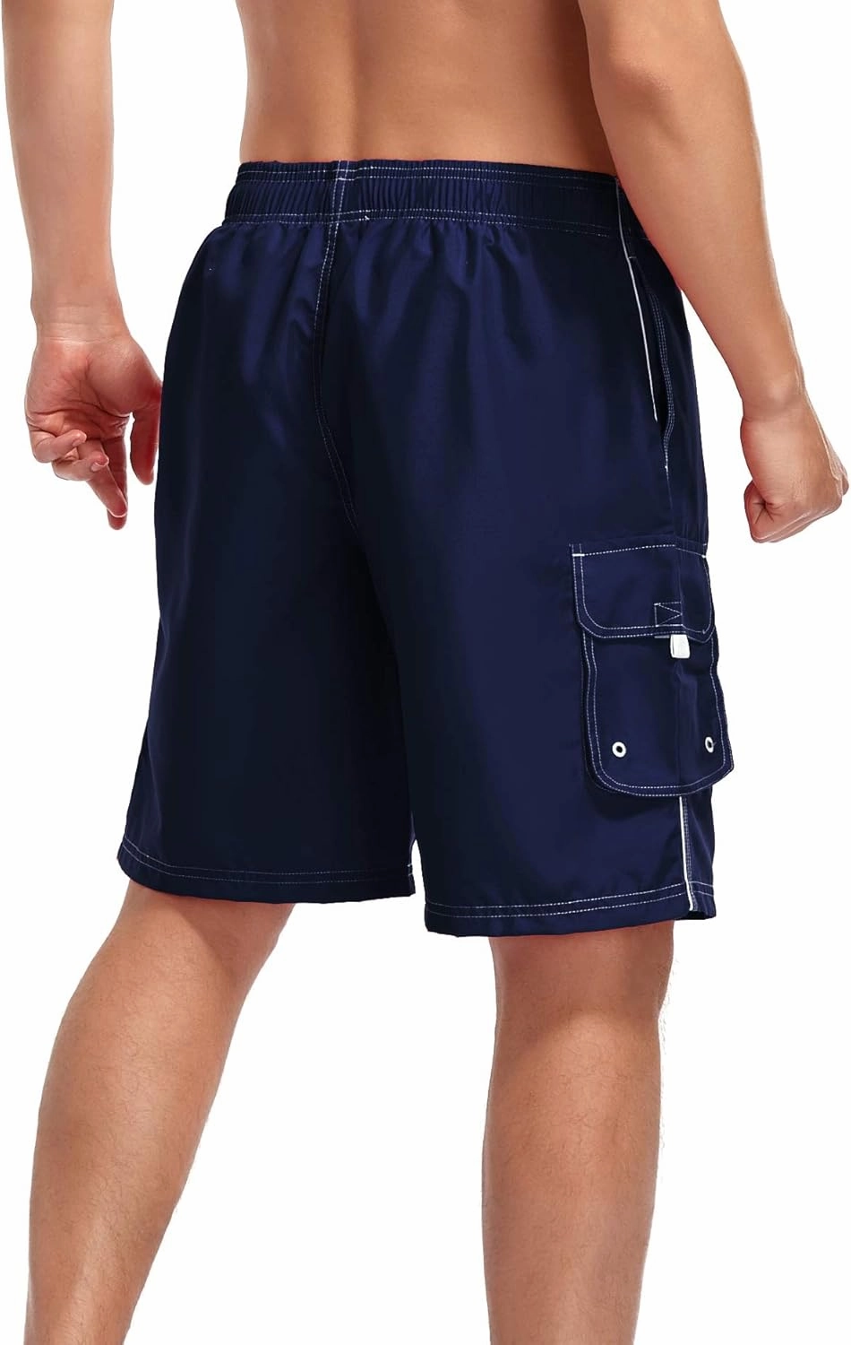 Adoretex Men's Guard Board Shorts Swim Trunks with Mesh Liner, Designed for Guard Uniform Swimwear