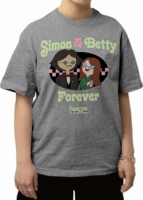 Adventure Time Simon & Betty Forever Cartoon Casual Adult Unisex Men's & Women's Short Sleeve T-Shirt