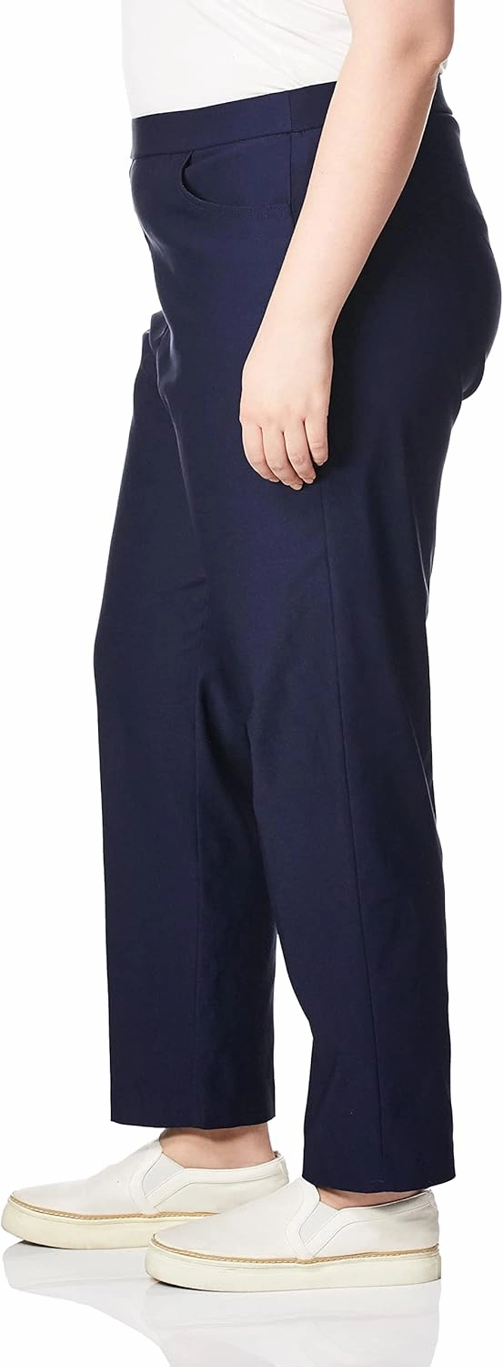 Alfred Dunner Women's Allure Slimming Missy Short Stretch Pants Modern Fit