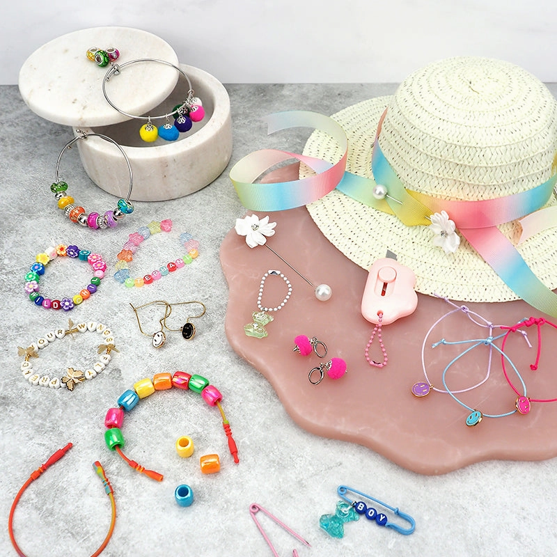 ALPHABET ROUND PASTEL BEADS MULTI 25G