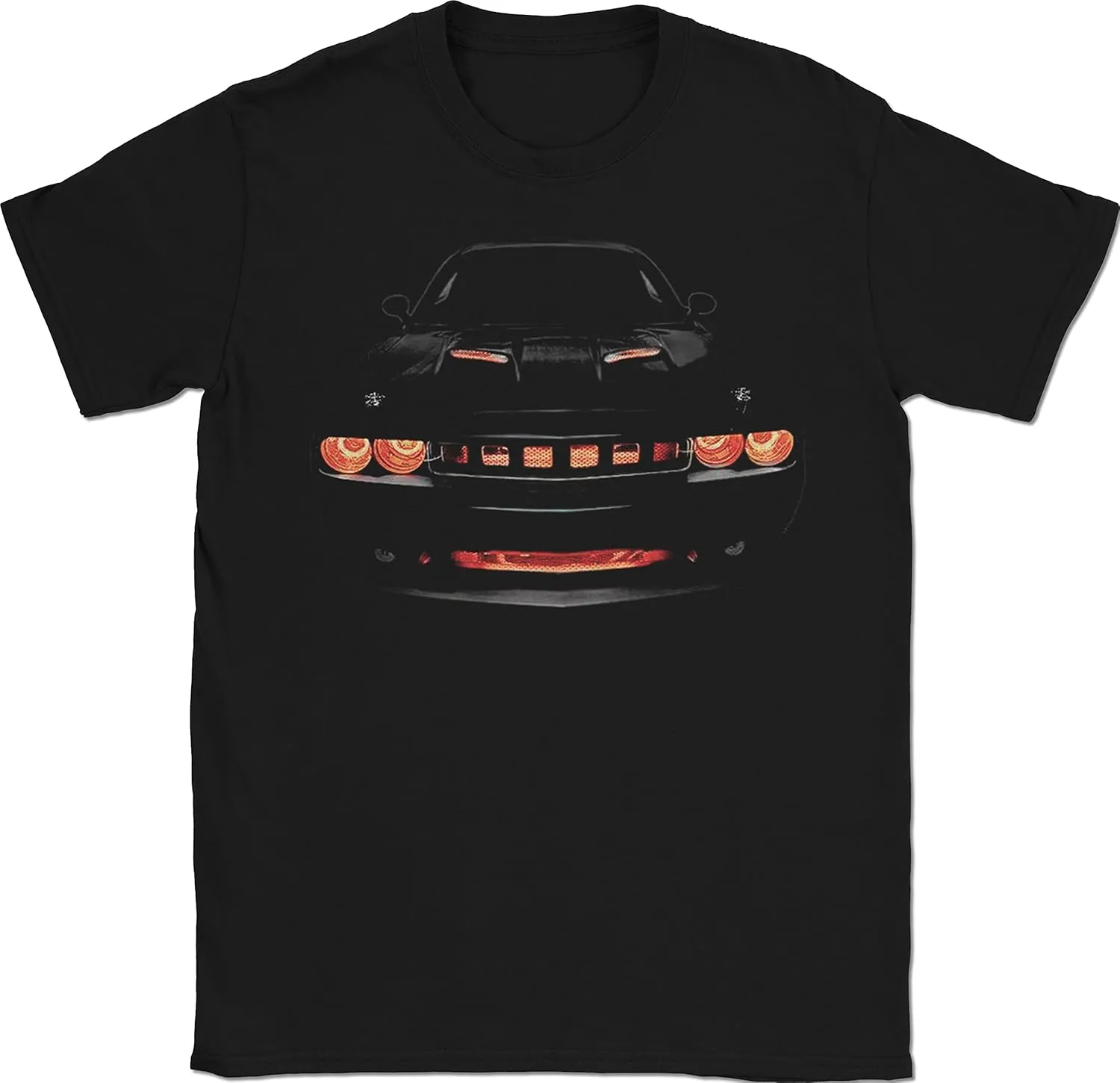 American Muscle Car Challenger Racing Automobile T-Shirt 100% Cotton