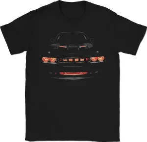 American Muscle Car Challenger Racing Automobile T-Shirt 100% Cotton