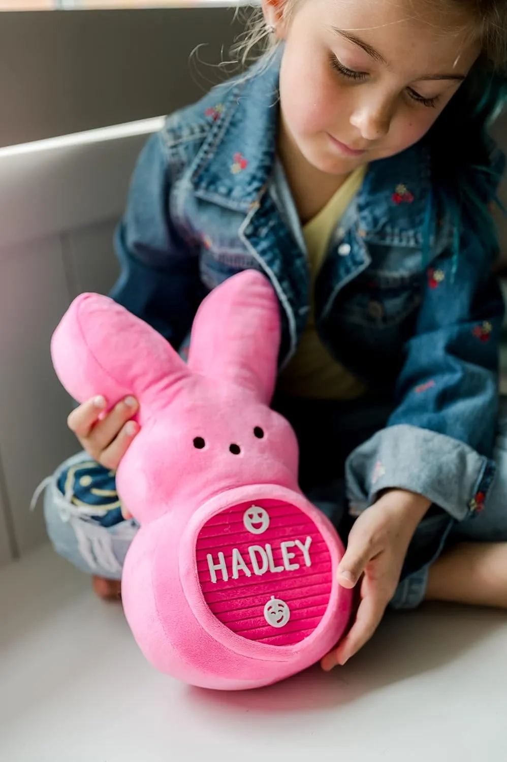 Animal Adventure 11.5" Peeps Bunny Message Board Pink