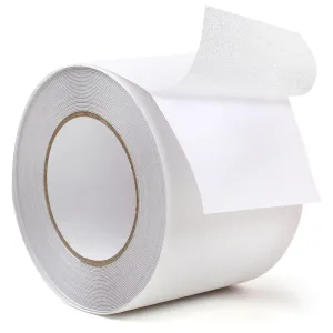Anti Slip Grip Tape-Heavy Duty Anti Slip Tape for Stairs Outdoor, 4Inch x 35Ft, for Stairs Outdoor/Indoor, Waterproof Non-Slip Traction Grip Tape to Tubs, Boats Stairs(Clear)